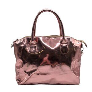 Ultra Chi Pink Patent Leather Convertible Satchel